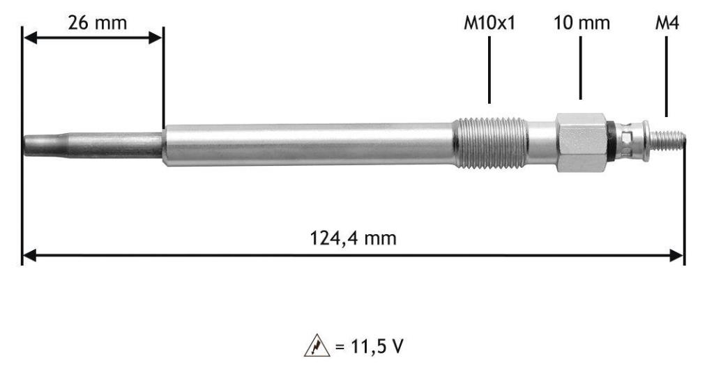 Bougie de préchauffage VALEO ref. 345162